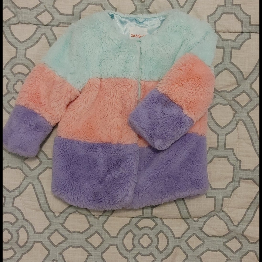 Toddler Faux Furry Coat